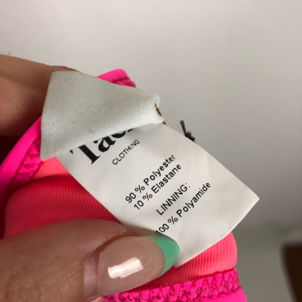 Tach Luna hot pink bikini swim bustier top - Picture 6 of 6
